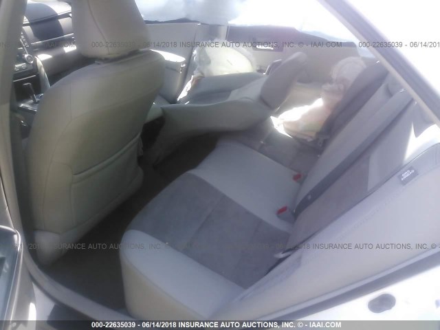 4T1BD1FKXCU020549 - 2012 TOYOTA CAMRY HYBRID/LE/XLE 白色 照片 8