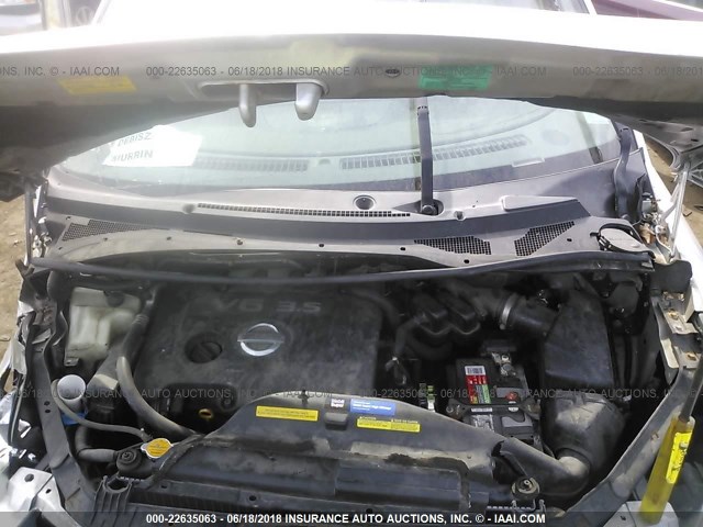 5N1BV28U24N335665 - 2004 NISSAN QUEST S/SE/SL GRAY photo 10