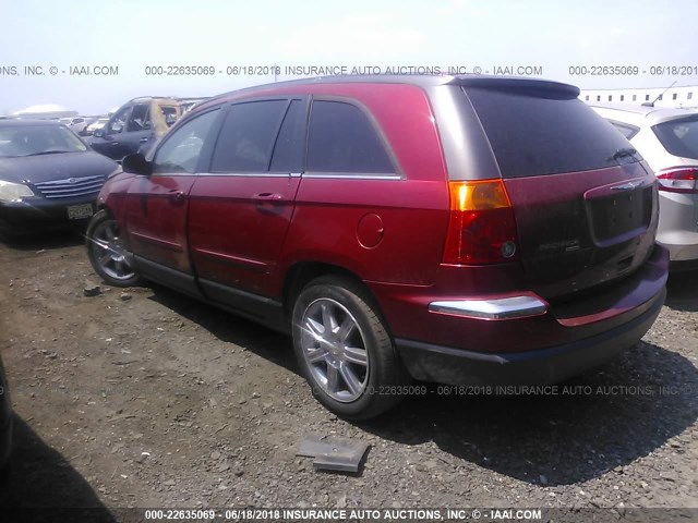 2C8GF68475R453180 - 2005 CHRYSLER PACIFICA TOURING RED photo 3