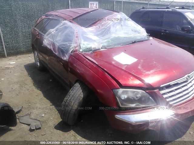 2C8GF68475R453180 - 2005 CHRYSLER PACIFICA TOURING RED photo 6