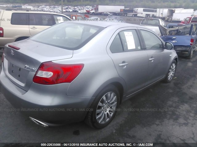 JS2RE9A3XA6100343 - 2010 SUZUKI KIZASHI SE SILVER photo 4