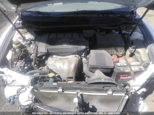 4T1BF3EK8AU547915 - 2010 TOYOTA CAMRY SE/LE/XLE 白色 照片 10