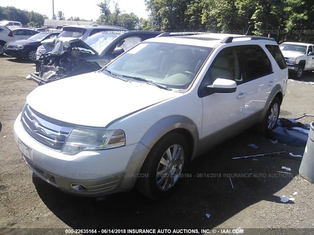 1FMDK07W88GA25023 - 2008 FORD TAURUS X EDDIE BAUER WHITE photo 2