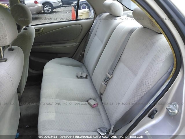 2T1BR12E3YC309489 - 2000 TOYOTA COROLLA VE/CE/LE TAN photo 8