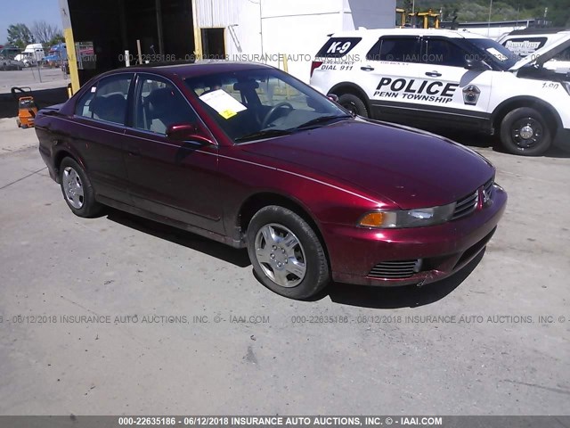 4A3AA46G63E131449 - 2003 MITSUBISHI GALANT ES/LS RED photo 1