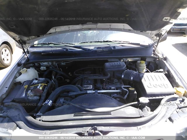 1J4GX48S74C386096 - 2004 JEEP GRAND CHEROKEE LAREDO/COLUMBIA/FREEDOM 银色 照片 10