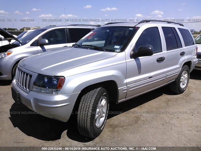 1J4GX48S74C386096 - 2004 JEEP GRAND CHEROKEE LAREDO/COLUMBIA/FREEDOM 银色 照片 2