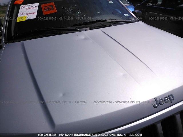1J4GX48S74C386096 - 2004 JEEP GRAND CHEROKEE LAREDO/COLUMBIA/FREEDOM 银色 照片 6