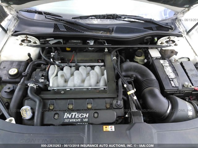 1LNHM97VX1Y663104 - 2001 LINCOLN CONTINENTAL  白色 照片 10