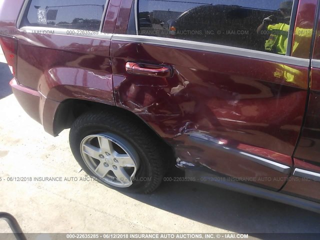 1J8GR48K07C600827 - 2007 JEEP GRAND CHEROKEE LAREDO/COLUMBIA/FREEDOM 红色 照片 6