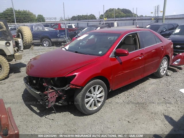 4T4BF1FKXCR226471 - 2012 TOYOTA CAMRY SE/LE/XLE 红色 照片 2