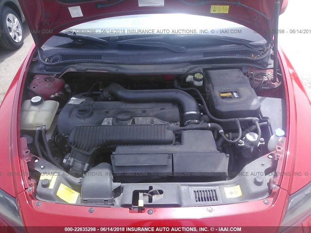 YV1MS682442023340 - 2004 VOLVO S40 T5 RED photo 10