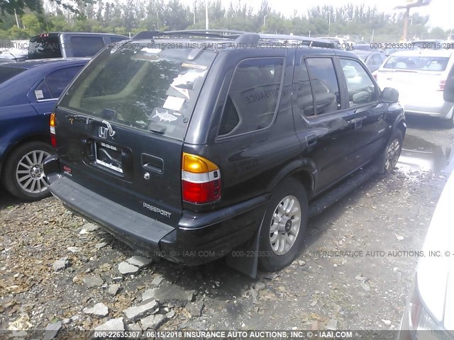4S6DM58W424405126 - 2002 HONDA PASSPORT EX/LX 黑色 照片 4