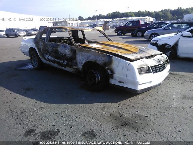 1G1GZ37G7FR206731 - 1985 CHEVROLET MONTE CARLO  WHITE photo 1