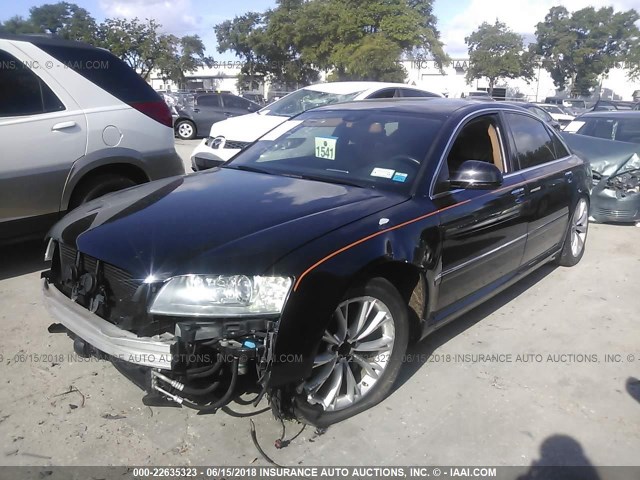 WAUMV94E29N001984 - 2009 AUDI A8 L QUATTRO BLACK photo 2