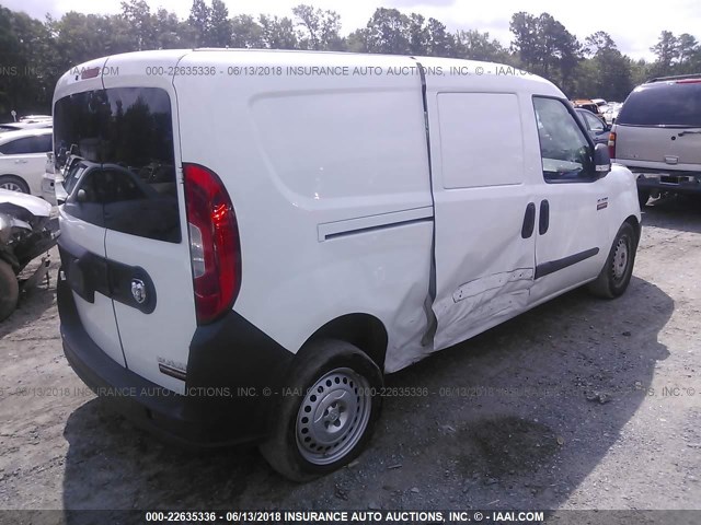 ZFBERFAT0F6A22132 - 2015 RAM PROMASTER CITY  WHITE photo 4