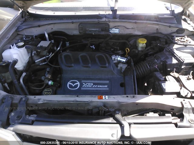 4F2YU08131KM26484 - 2001 MAZDA TRIBUTE LX/ES 金色 照片 10