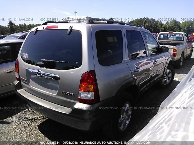 4F2YU08131KM26484 - 2001 MAZDA TRIBUTE LX/ES GOLD photo 4