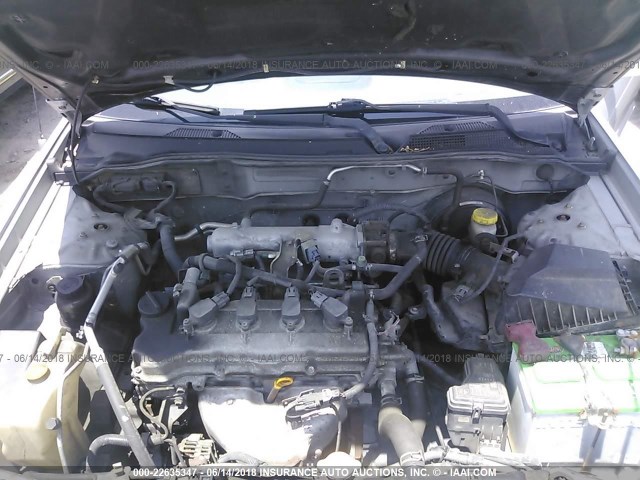 3N1CB51D24L874612 - 2004 NISSAN SENTRA 1.8/1.8S SILVER photo 10