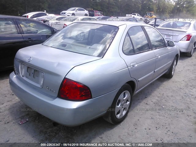 3N1CB51D24L874612 - 2004 NISSAN SENTRA 1.8/1.8S SILVER photo 4