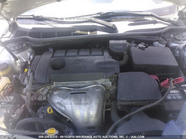 4T1BF3EK0BU585494 - 2011 TOYOTA CAMRY SE/LE/XLE 银色 照片 10