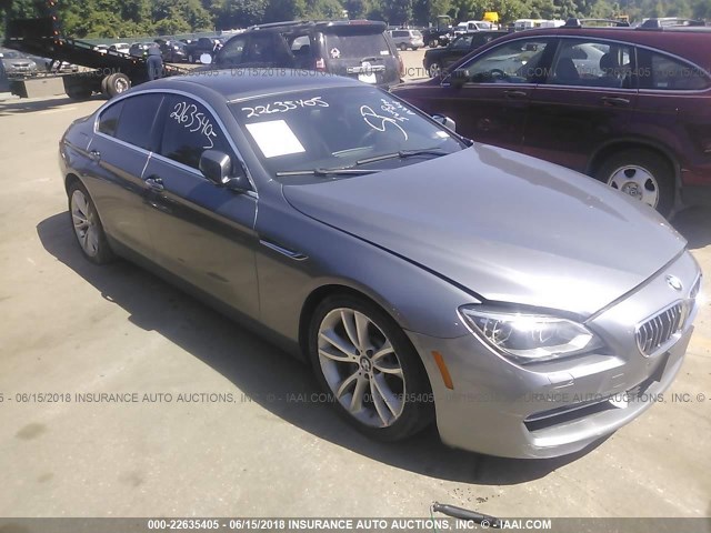 WBA6A0C54DDZ03696 - 2013 BMW 640 I GRAY photo 1