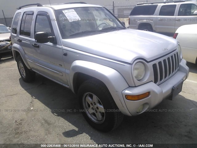 1J4GK58K92W310797 - 2002 JEEP LIBERTY LIMITED SILVER photo 1