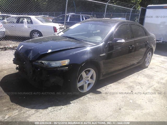 19UUA76588A047391 - 2008 ACURA TL TYPE S BLACK photo 2