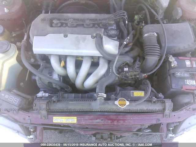 2T1BR12E0XC180562 - 1999 TOYOTA COROLLA VE/CE/LE 红色 照片 10