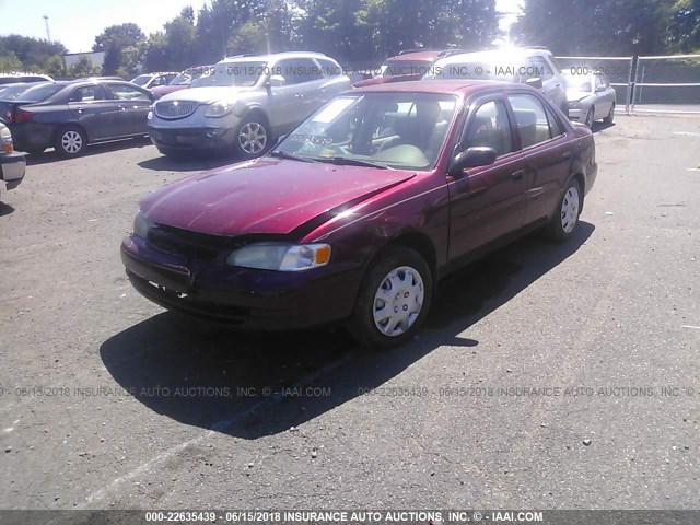 2T1BR12E0XC180562 - 1999 TOYOTA COROLLA VE/CE/LE 红色 照片 2