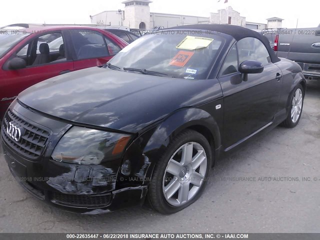 TRUTC28N341004324 - 2004 AUDI TT BLACK photo 2