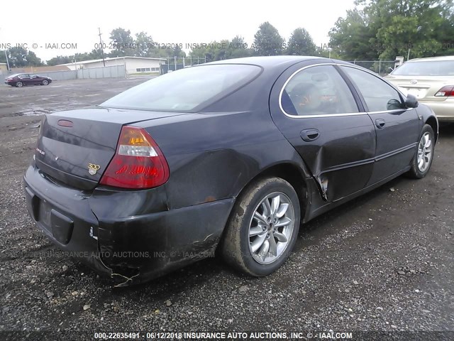 2C3HE66G94H646302 - 2004 CHRYSLER 300M BLACK photo 4