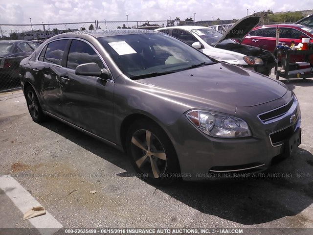 1G1ZC5E15BF285932 - 2011 CHEVROLET MALIBU 1LT MAROON photo 1