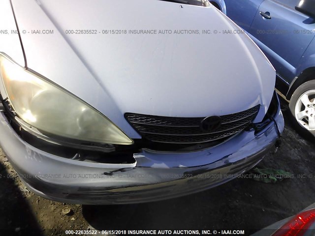 4T1BE32K32U529640 - 2002 TOYOTA CAMRY LE/XLE/SE Gümüş foto 6