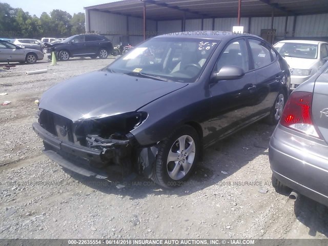 KMHDU46D77U246131 - 2007 HYUNDAI ELANTRA GLS/SE/LIMITED GRAY photo 2