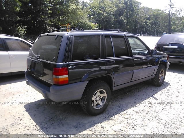 1J4GZ58S6WC216783 - 1998 JEEP GRAND CHEROKEE LAREDO/TSI GRAY photo 4