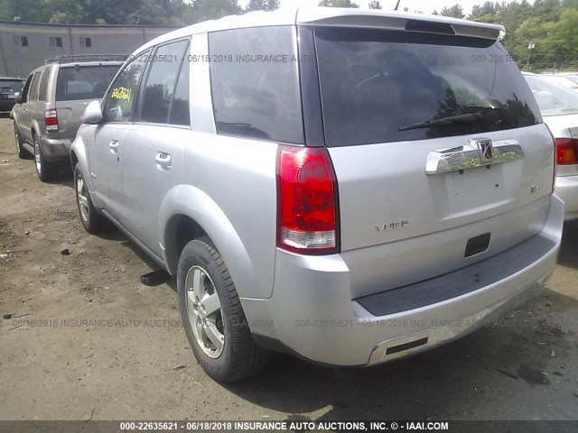 5GZCZ33Z07S874456 - 2007 SATURN VUE HYBRID SILVER photo 3