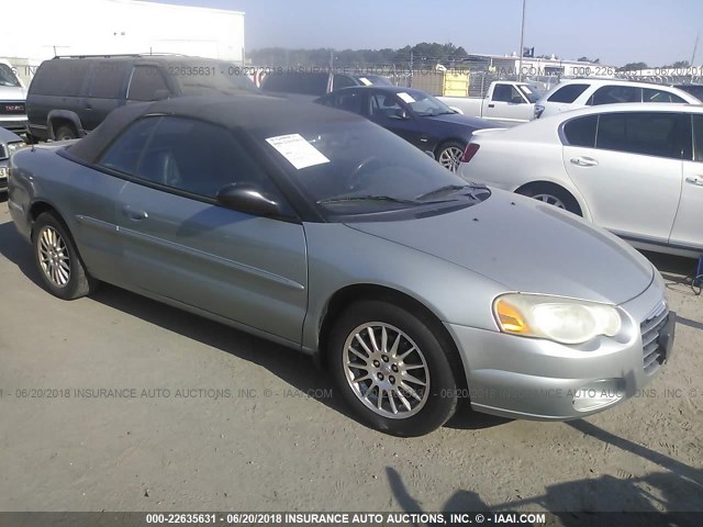 1C3EL55R65N699375 - 2005 CHRYSLER SEBRING TOURING SILVER photo 1