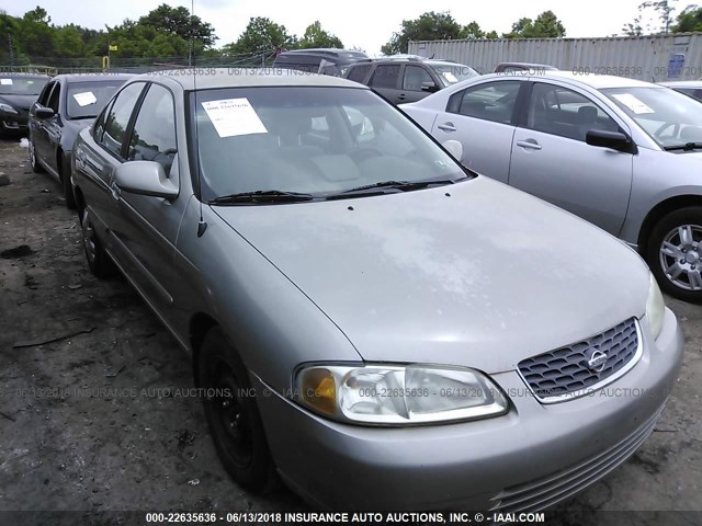 3N1CB51D72L693695 - 2002 NISSAN SENTRA XE/GXE GRAY photo 1