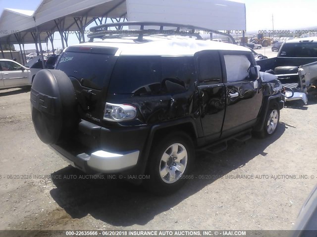 JTEZU11F29K008229 - 2009 TOYOTA FJ CRUISER BLACK photo 4