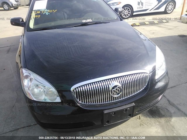 1G4HD57179U101153 - 2009 BUICK LUCERNE CXL BLACK photo 6