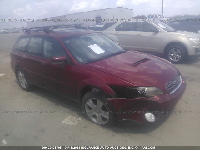 4S4BP67C954343036 - 2005 SUBARU LEGACY OUTBACK 2.5 XT LIMITED BURGUNDY photo 1