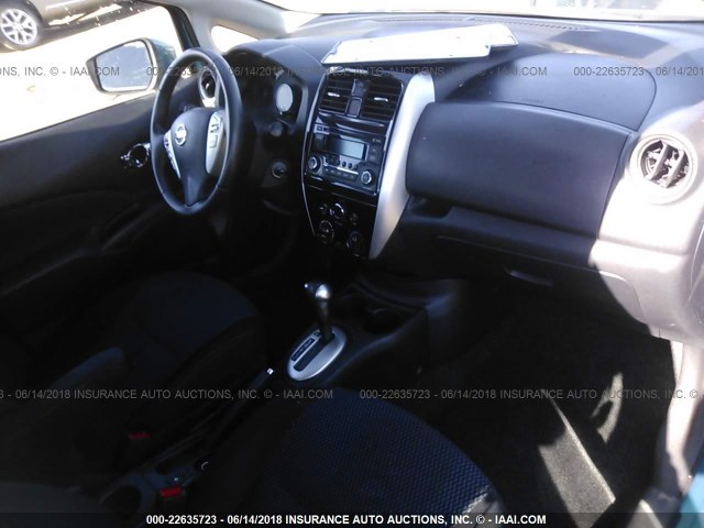 3N1CE2CP2FL380475 - 2015 NISSAN VERSA NOTE S/S PLUS/SV/SL/SR BLUE photo 5