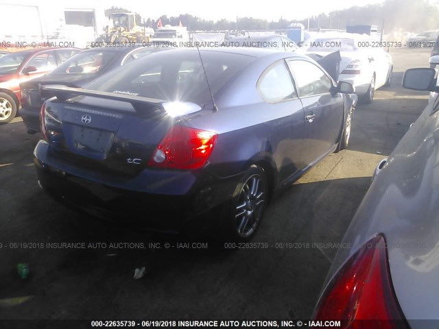JTKDE177360068256 - 2006 TOYOTA SCION TC 蓝色 照片 4
