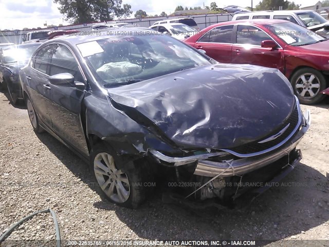 1C3CCCAB5FN670312 - 2015 CHRYSLER 200 LIMITED GRAY photo 1