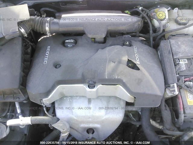 1G11C5SL5FF334314 - 2015 CHEVROLET MALIBU 1LT BLACK photo 10