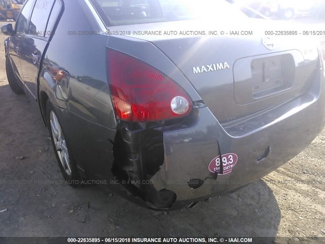 1N4BA41E75C815704 - 2005 NISSAN MAXIMA SE/SL GRAY photo 6