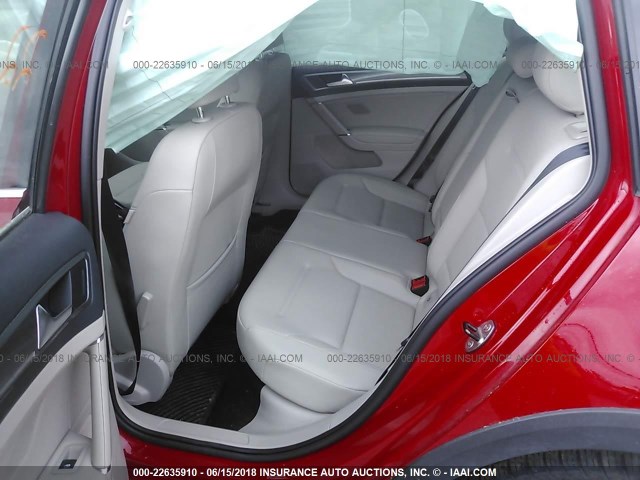 3VWH17AU2HM523827 - 2017 VOLKSWAGEN Golf Alltrack S/SE/SEL 红色 照片 8