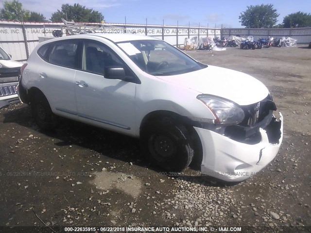 JN8AS5MV4EW702560 - 2014 NISSAN ROGUE SELECT S WHITE photo 1