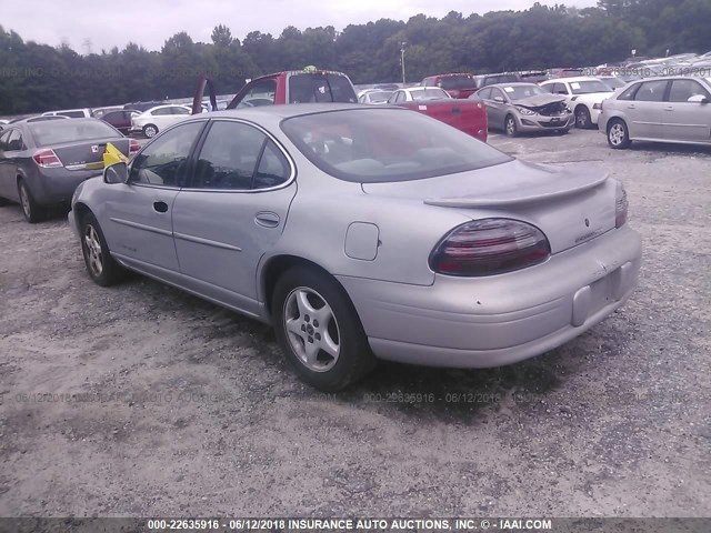 1G2WJ52K3YF148756 - 2000 PONTIAC GRAND PRIX SE SILVER photo 3